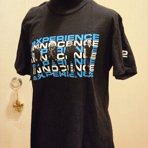 U2 2018 European Tour Shirt Experience + Innocence Black Size Medium